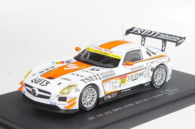 エブロ 1/43 SKT EXE SLS 2015 スーパーGT300 Rd.5 鈴鹿 No.50 加納政樹/N.I-パユーング 完成品ミニカー 45287