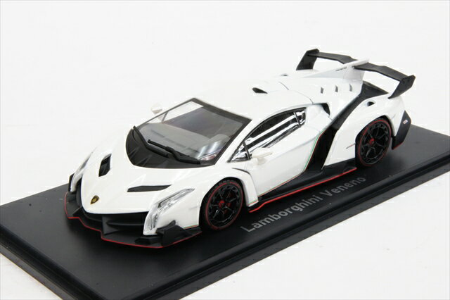 京商 1/43 ランボルギーニ ヴェネーノ ホワイト 完成品ミニカー KS05571W