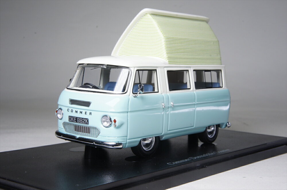 オートカルト 1/43 Commer Dormobile Coaster ライトブルー/ホワイト 1972 完成品ミニカー 9002｜ポストホビーミニカーショップ