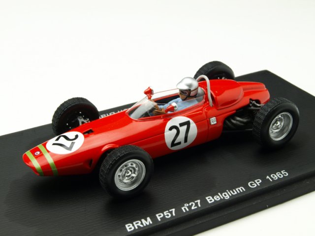 スパーク 1/43 BRM P57 No.27 1965 ベルギーGP L.ビアンキ 完成品ミニカー S1737