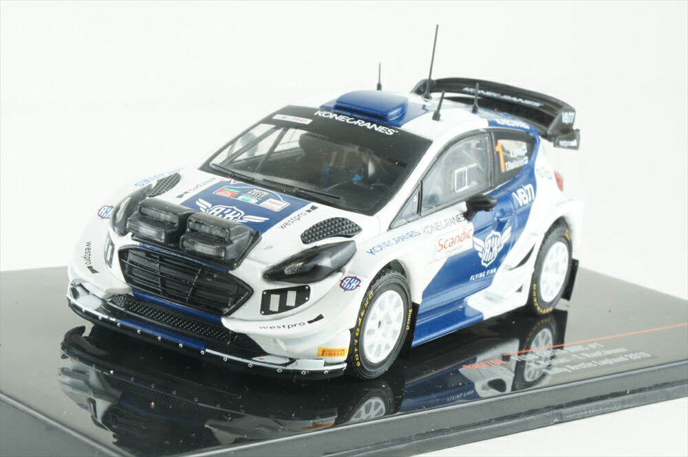 イクソモデル 1/43 フォード フィエスタ WRC No.1 2019 ラップランドラリー 完成品ミニカー RAM708