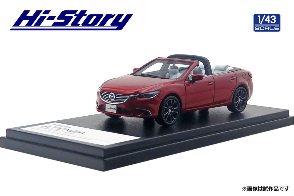 ハイストーリー 1/43 マツダ アテンザ パレードカー 2015 ソウルレッドプレミアムメタリック 完成品ミニカー HS248RE