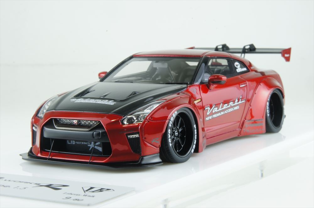 5年保証』 アイドロン 1 43 LB-WORKS R35 ニッサンレッド GT-R Type1.5