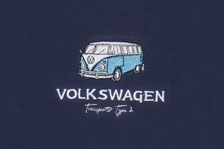 楽天市場 サンメンズウェア フォルクスワーゲン Vwバス 刺繍プリントtシャツ グッズ Kvw2360m ポストホビーミニカーショップ