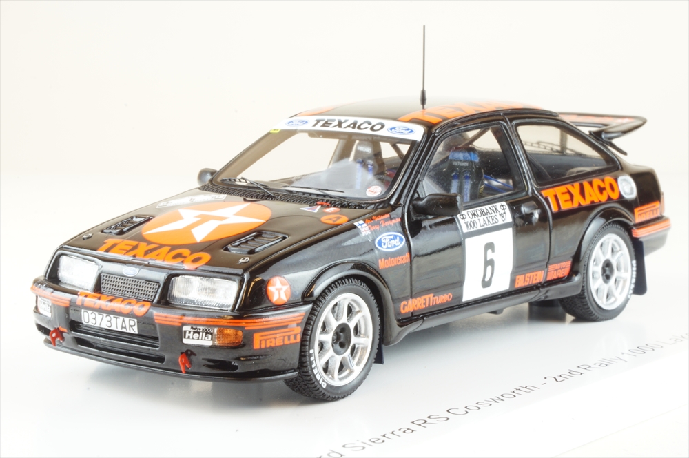 古典 1987 No 6 コスワース Rs シエラ フォード 1 43 スパーク Wrc S8704 完成品ミニカー A バタネン T ハーリーマン 2位 フィンランド 1000湖ラリー Gomelavto By