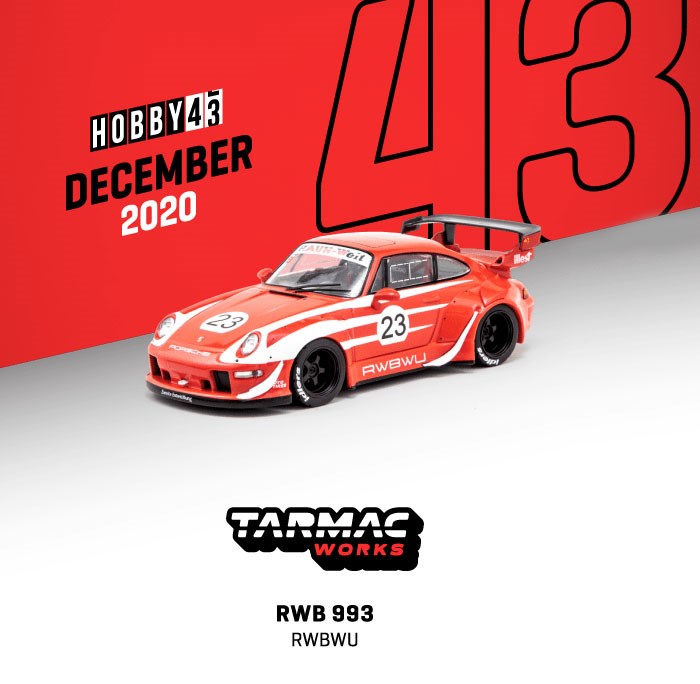 ターマックワークス 1/43 RWB ポルシェ 993 RWB WU 完成品ミニカー T43-014-WU