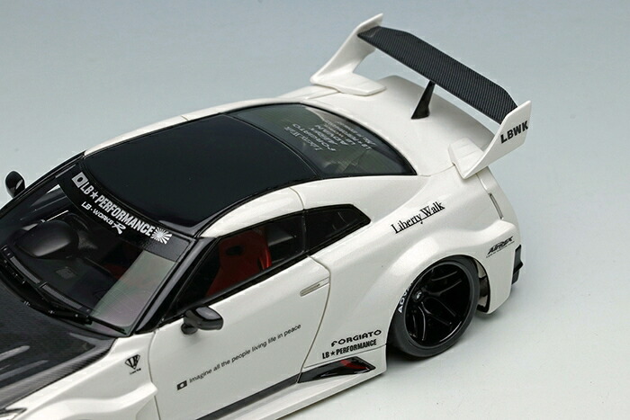 人気新品 1 43 アイドロン Lb シルエットワークス Lb012 完成品ミニカー ホワイト 35gt Rr Gt 車 Bullstone It