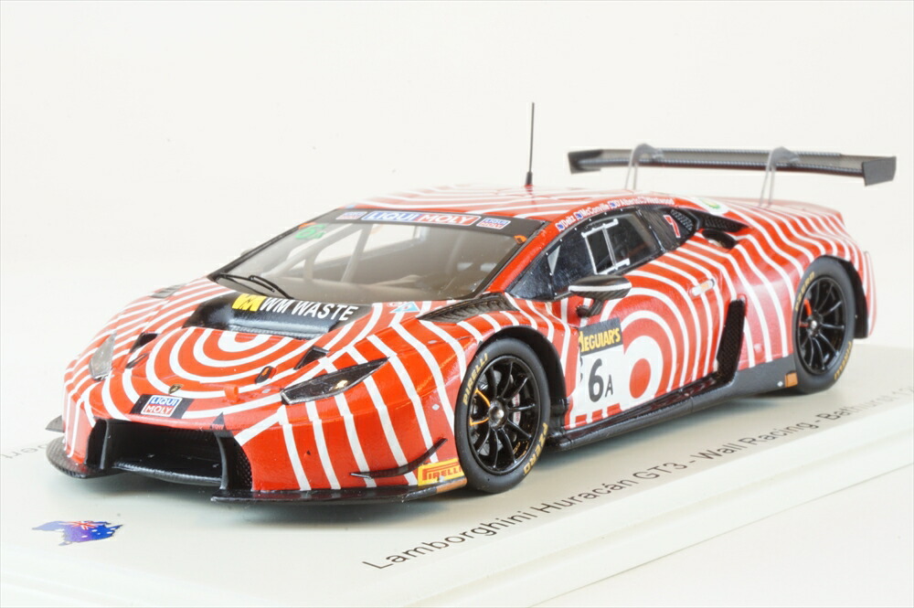 ぴかぴか光る 1/43 ランボルギーニ ウラカン GT3 No.6 ウォールレーシング 2019 バサースト12第四次元 A.デイツ/and more 為し終わる品ミニカー AS056 おもちゃ-乗り物のおもちゃ-ミニカー・トイカー