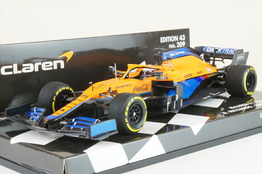 楽天市場】ミニチャンプス 1/43 マクラーレン MCL35M No.4 2021