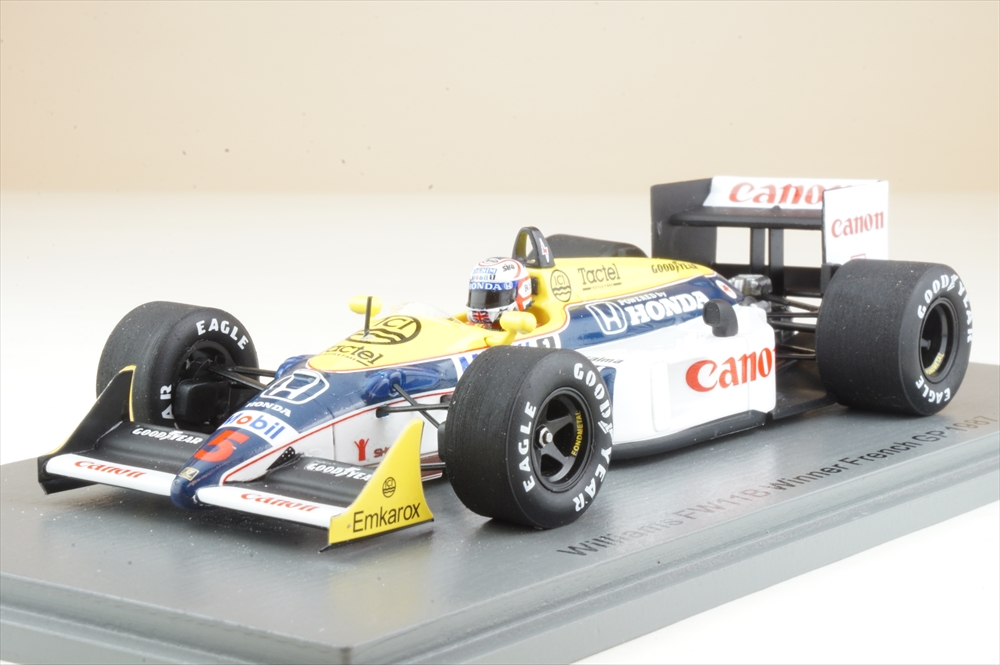 ミニチャンプス 43 ウィリアムズ FW14B ウェザリング仕様 マンセル