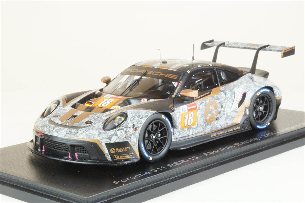 スパーク 1/43 ポルシェ 911 RSR-19 No.18 Absolute 2021 ル・マン24