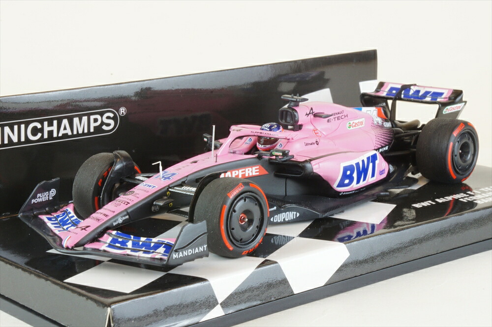 ミニチャンプス 1/43 BWT アルピーヌ F1 チーム A522 No.14 2022 F1 バーレーンGP 9位 F.アロンソ 完成品ミニカー 417220114｜ポストホビーミニカーショップ