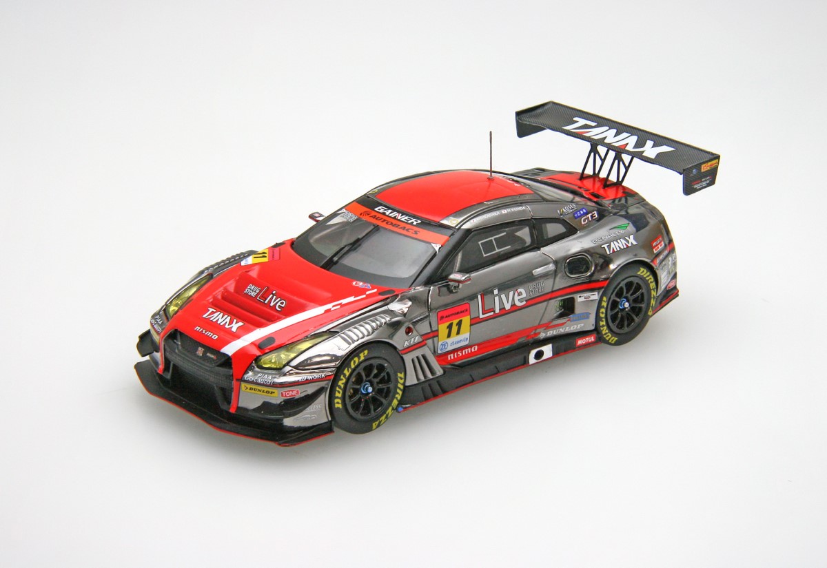 エブロ 1/43 GAINER TANAX GT-R No.11 2020 GT300 スーパーGT 6位 平中克幸/安田裕信 完成品ミニカー 45775