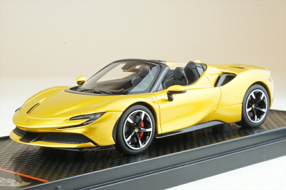 BBR 1 43 フェラーリ SF90 スパイダー ジャッロ モンテカルロ 完成品ミニカー BBRC244A