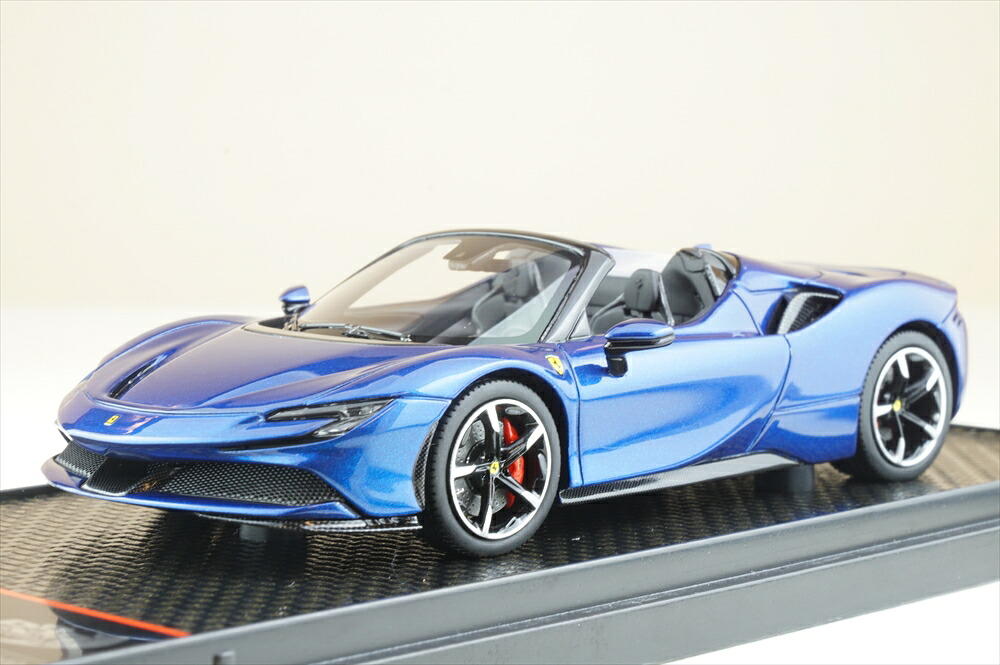 BBR 1/43 フェラーリ SF90 スパイダー メタリックブルー 完成品ミニカー BBRC244B|ポストホビーミニカーショップ