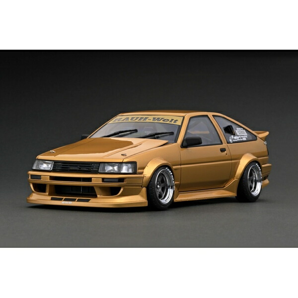 楽天市場】イグニッションモデル 1/18 RWB AE86 ゴールド