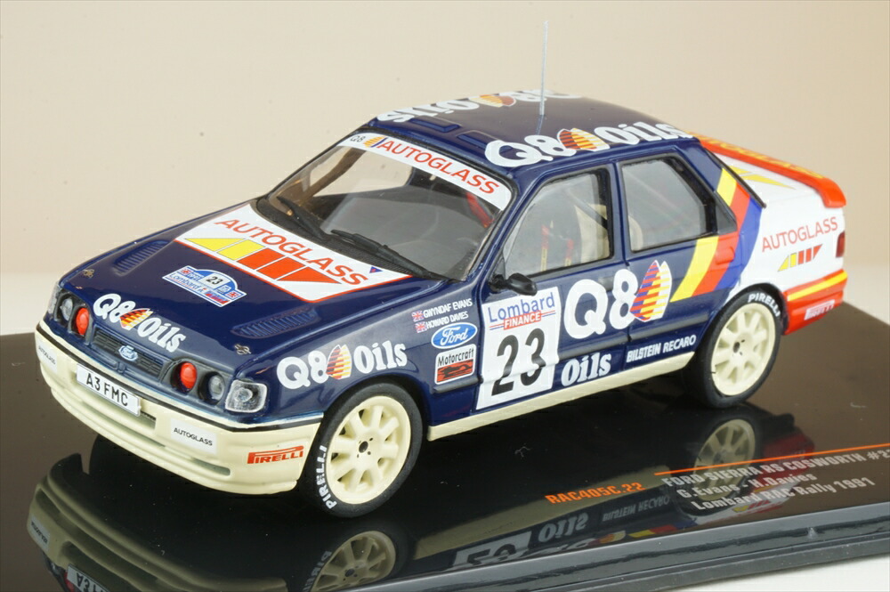 楽天市場】イクソ 1/43 フォード エスコート RS コスワース No.7