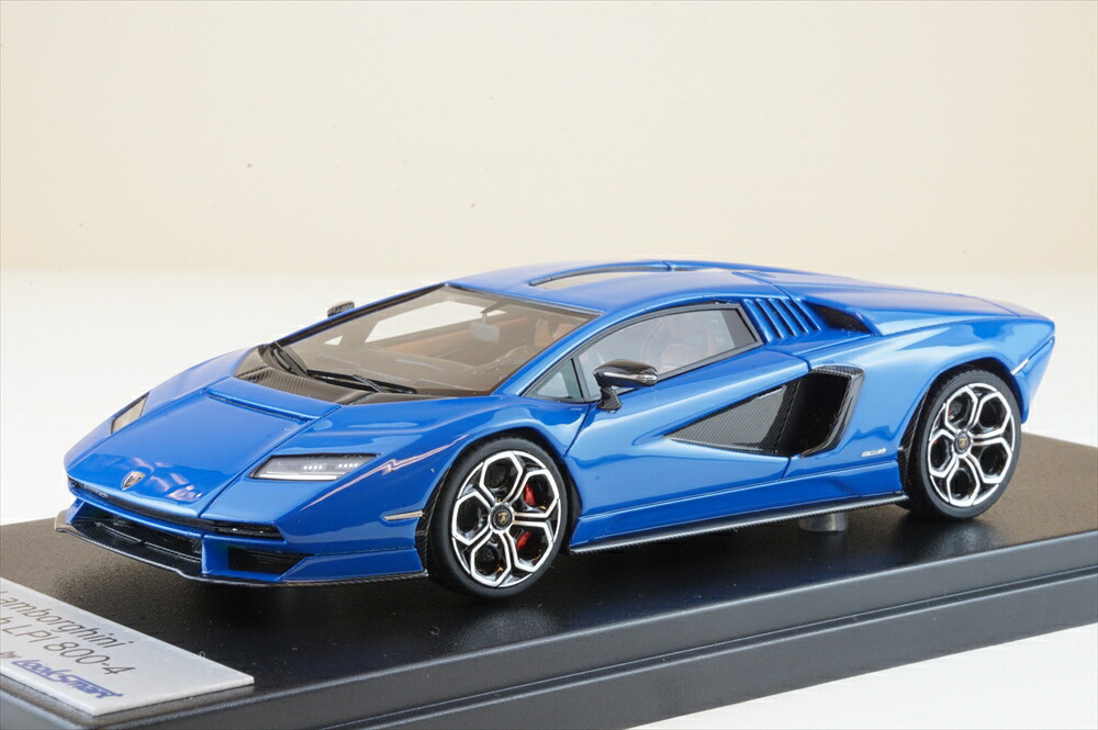 ルックスマート 1/43 ランボルギーニ カウンタック LPI 800-4 ブルー 完成品ミニカー LS529H|ポストホビーミニカーショップ