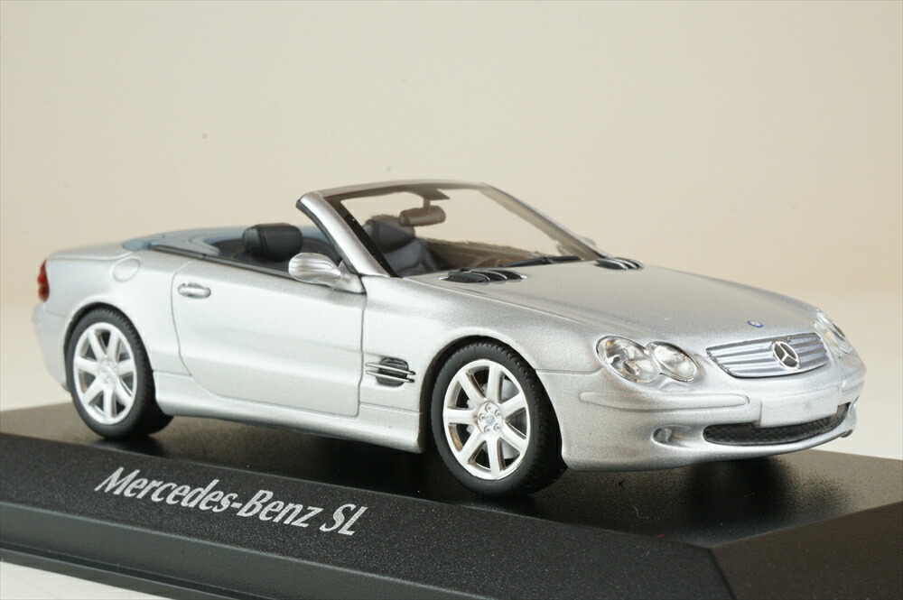 メルセデス ベンツ SL  2001 シルバー 1/18 ミニチャンプス メルセデス ベンツ SL 2001 シルバー 1/18 ミニチャンプス