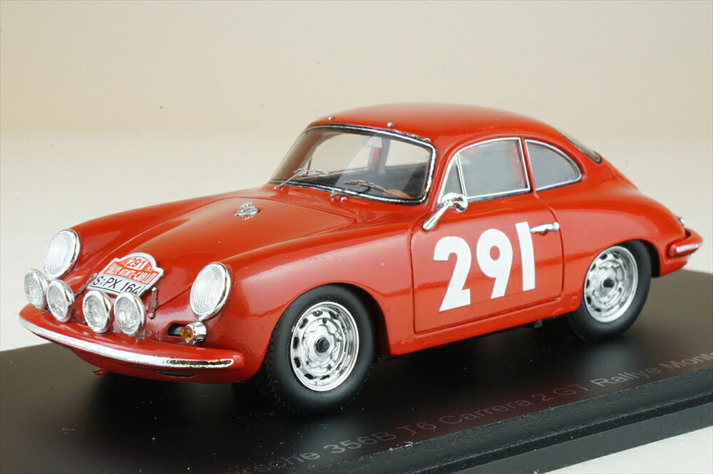 スパーク 1/43 ポルシェ 356B T6 カレラ2 GT No.291 1963 ラリー・モンテカルロ H-J.Walter/E.Stock 完成品ミニカー S6143 7,841円