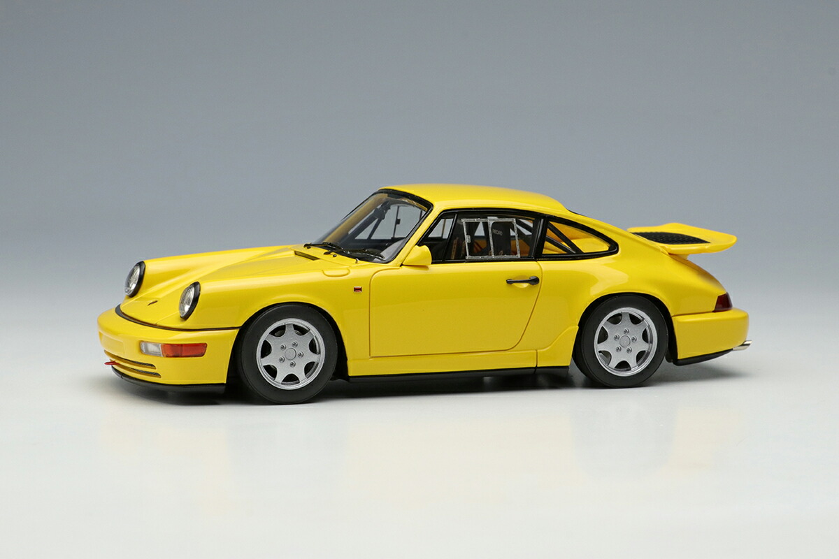 幻影 1/43 ポルシェ 911 964 カレラ 4 ライトウェイト 1990 素早さ黄色 成し遂げる品ミニカー VM164B