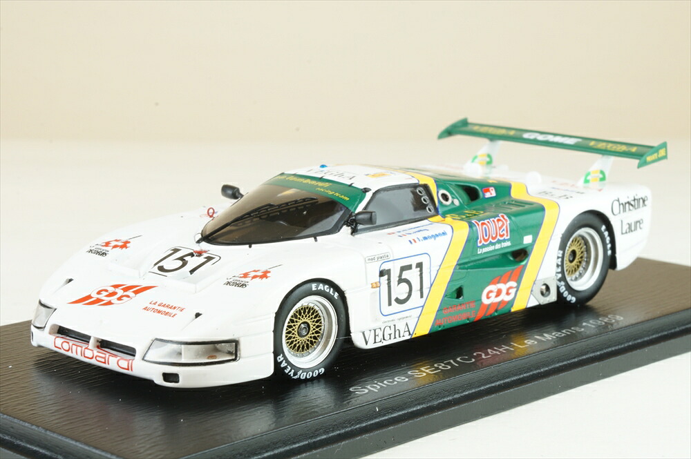 スパーク 1/43 スパイス SE87C No.151 1989 ル・マン24時間 P-A.Lombardi/B.Sotty/F.Magnani 完成品ミニカー S6809