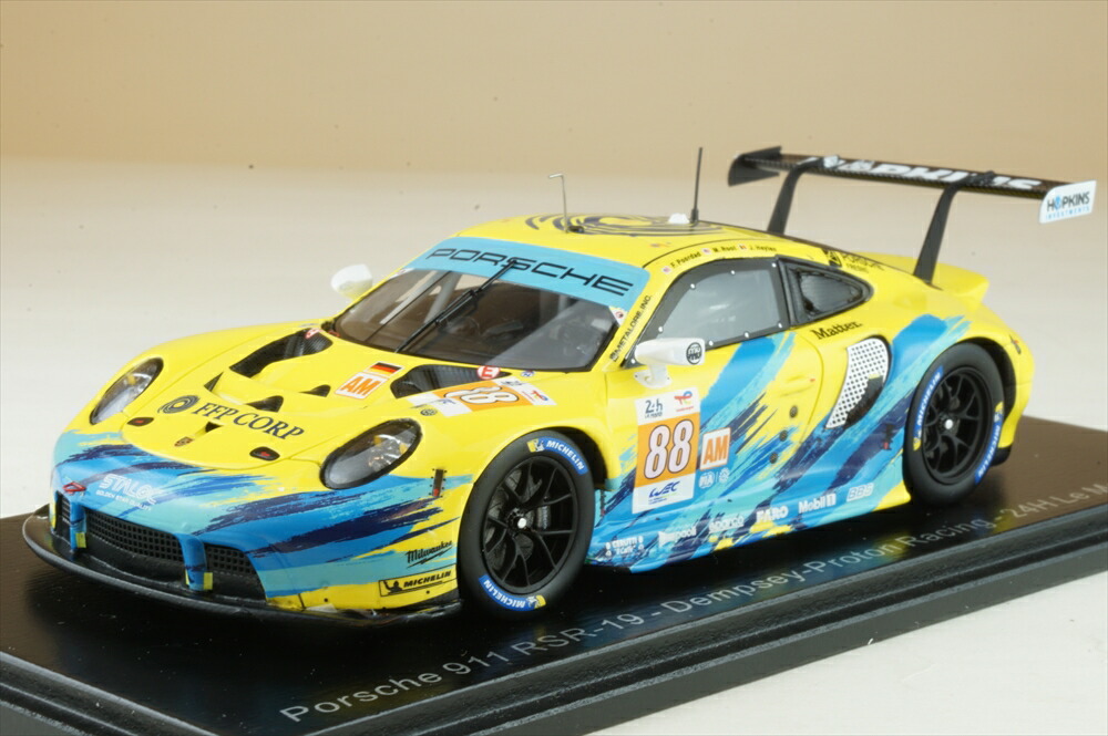 スパーク PORSCHE 911 RSR ガルフ 86 2018 限定 ミニカー 楽天市場】スパーク 1/43 ポルシェ 911 RSR No.86 ガルフ
