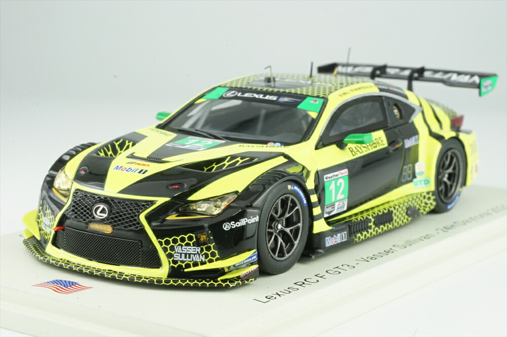 Lexus RC F GT3 14 24 Heures de Daytona 2021 Spark SUS289 - Miniatures Autos Motos