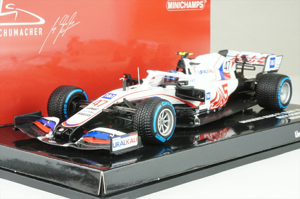ミニチャンプス 1/43 ハース VF-21 No.47 2021 F1 ベルギーGP M.シューマッハ 完成品ミニカー 417211347