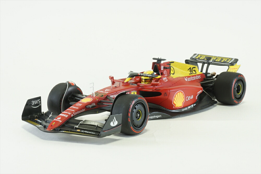 BBR(ミニチャンプス・エクスクルーシブ) 1/18 フェラーリ F1-75 No.16 スクーデリア・フェラーリ 2022 F1 イタリアGP 2位 C.ルクレール 完成品ミニカー PBBR221836｜ポストホビーミニカーショップ