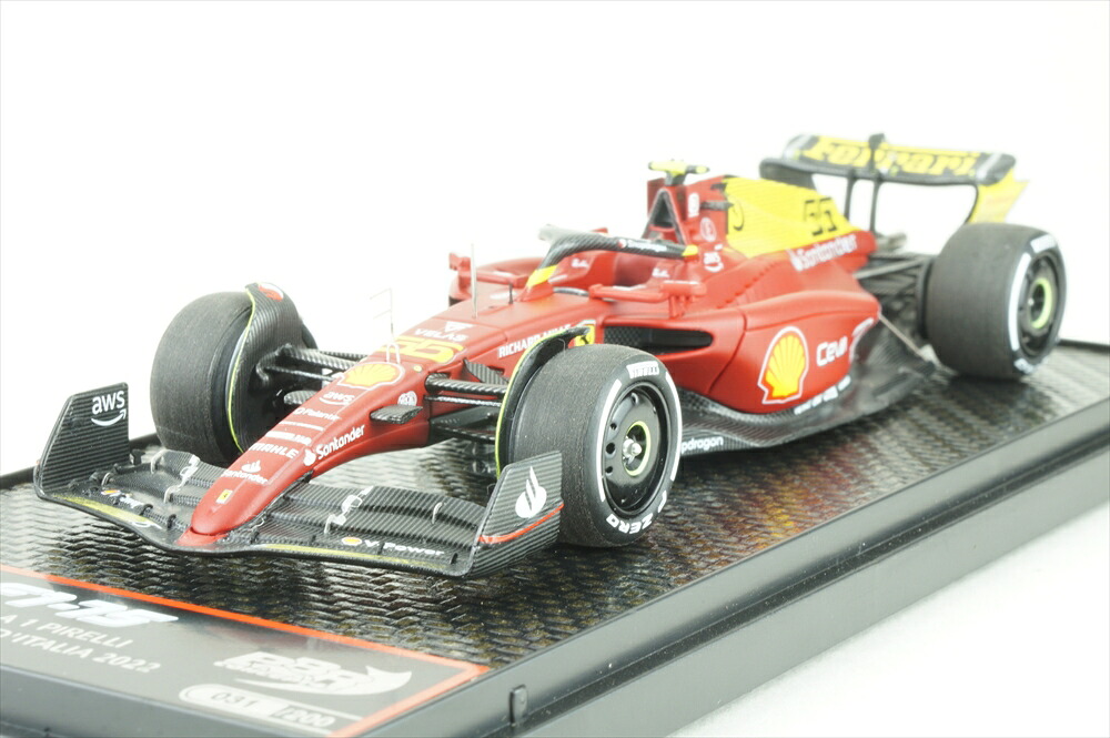BBR 1/43 フェラーリ F1-75 No.55 2022 F1 イタリア共和国GP 4位 C.サインツ Jr. 成し遂げる品ミニカー BBRC277B