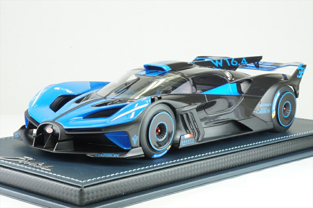特価 MR Collection (1/18) ブガッティ Veyron 1/18 MR Bugatti Veyron 16.4 Black / Carbonium - 【MR BBR