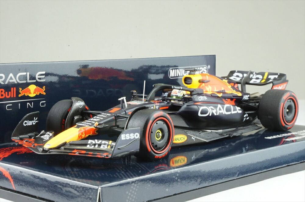 ミニチャンプス 1/43 レッドブル RB18 No.1 2022 F1 ハンガリーGP ウィナー M.フェルスタッペン 完成品ミニカー 417221301