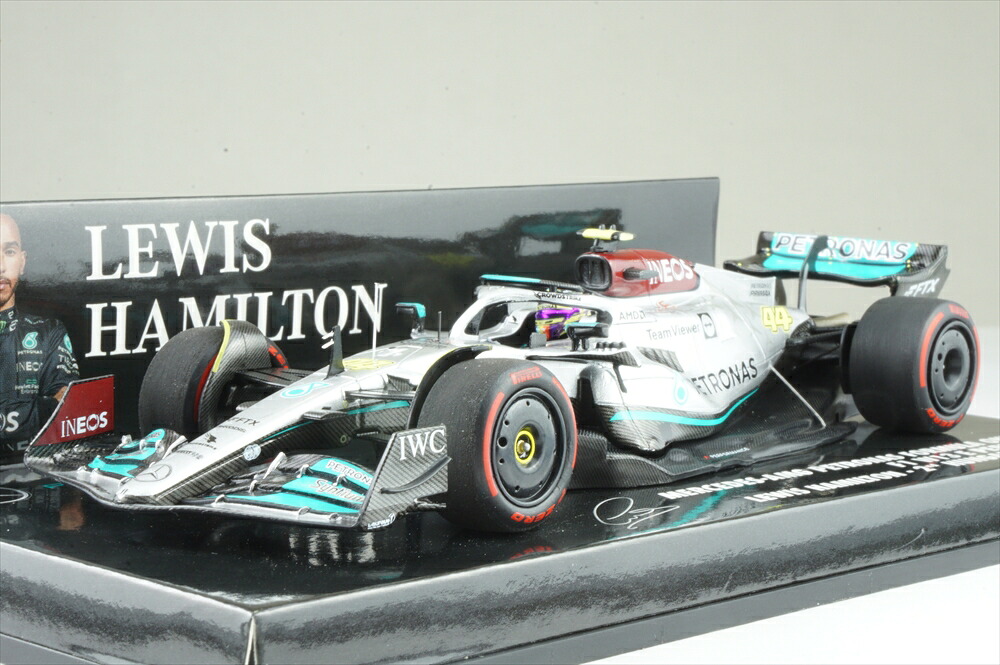 ミニチャンプス 1/43 メルセデスAMG F1 W13 E パフォーマンス No.44 2022 F1 ハンガリーGP 2位 L.ハミルトン 完成品ミニカー 417221344
