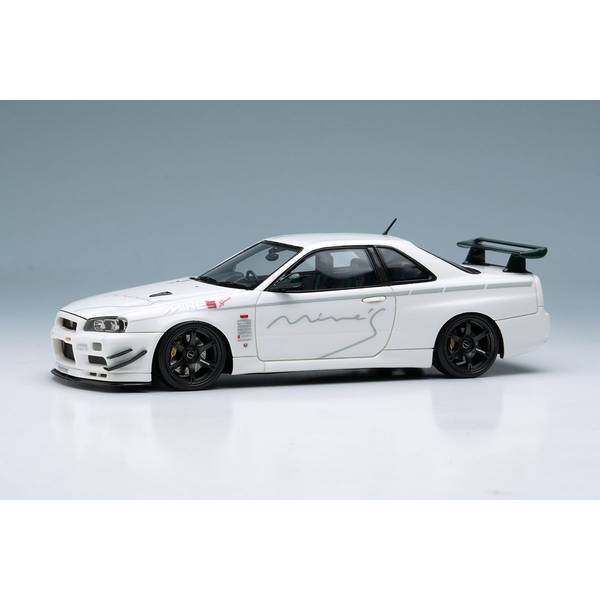 アイドロン 1/43 ニッサン マインズ スカイライン GT-R BNR34 V-spec N1 2024 東京オートサロン 完成品ミニカー EM760