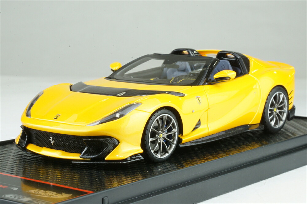 BBR 1/43 フェラーリ 812 コンペティツィオーネA イエロースリーアロイ 完成品ミニカー BBRC263A｜ポストホビーミニカーショップ