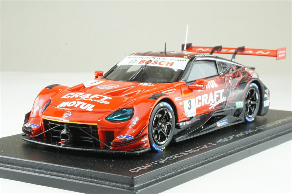 Spark Motul Autech Z 2023年 NISMO限定モデル Spark 18SGT003 1/18 MOTUL AUTECH Z No.23 NISMO GT500 SUPER