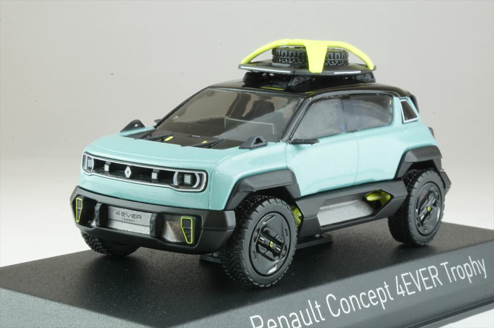 ノレブ 1/43 ルノー 概念構成 4EVER 賞 E-TECH 100% エレクトリック 2023 青色 為し終わる品ミニカー 517966 乗り物のおもちゃ-おもちゃ-車