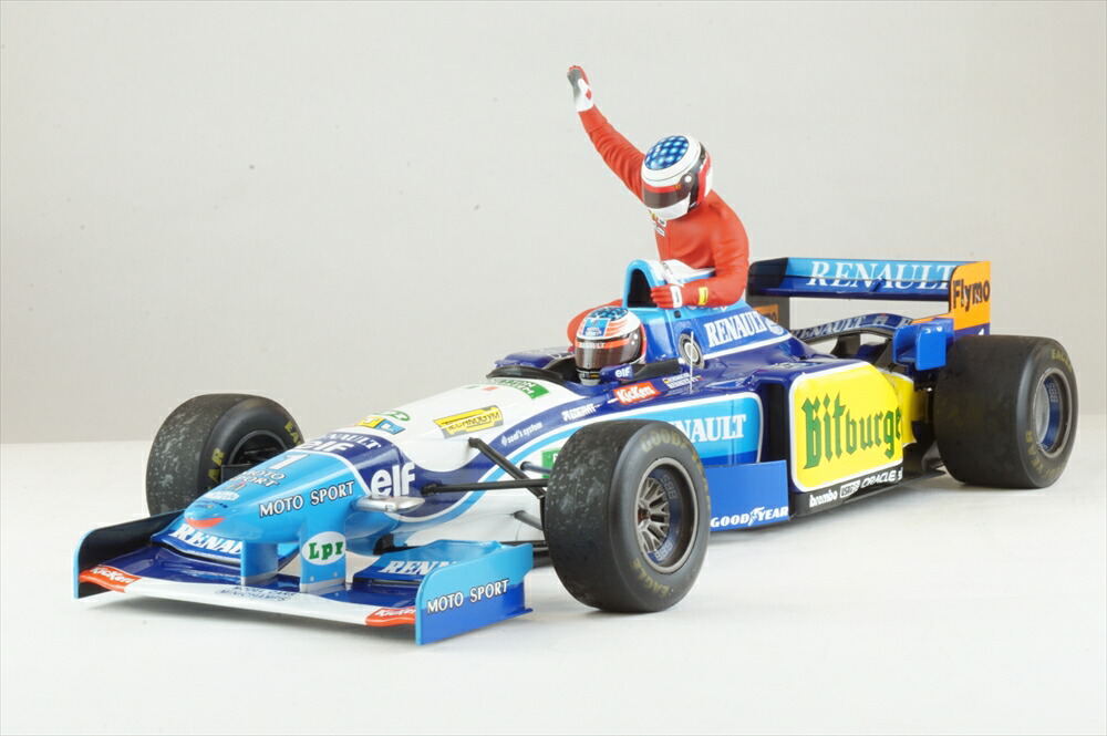 楽天市場】ミニチャンプス 1/18 ベネトン ルノー B195 ミハエル