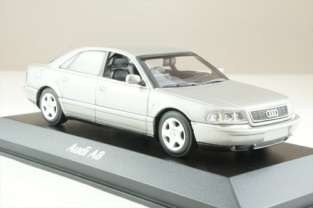 マキシチャンプス 1/43 アウディ A8 1999 シルバーメタリック 完成品ミニカー 940018800