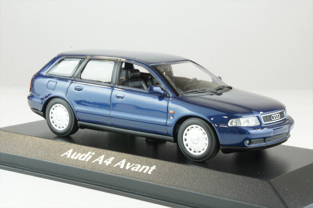 マキシチャンプス 1/43 アウディ A4 アバント 1995 ダークブルー 完成品ミニカー 940015011