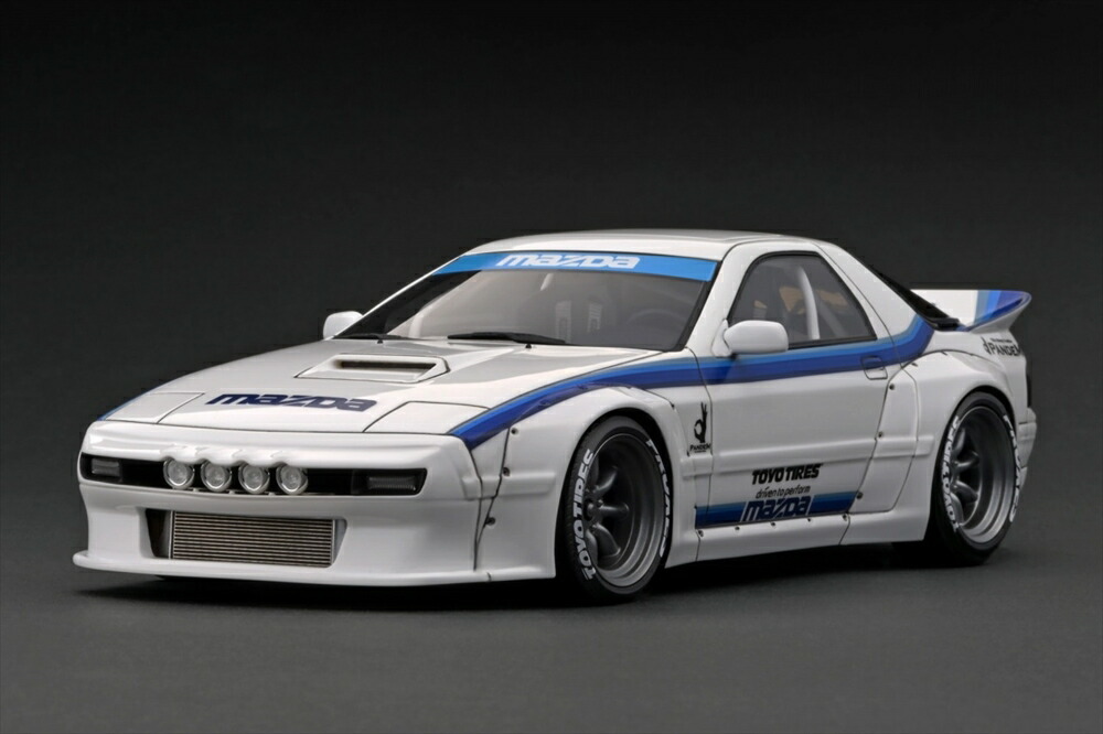 新品 イグニッションモデル 1/18 頭文字D FD3S RX-7 IG2868 IG2868 1/18 INITIAL D Mazda RX-7 (FD3S) Yellow | LINE UP