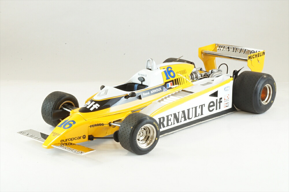 エグゾト 1/18 ルノー RE20 ターボ No.16 1980 F1 フランスGP R.アルヌー 完成品ミニカー GPC97091|ポストホビーミニカーショップ