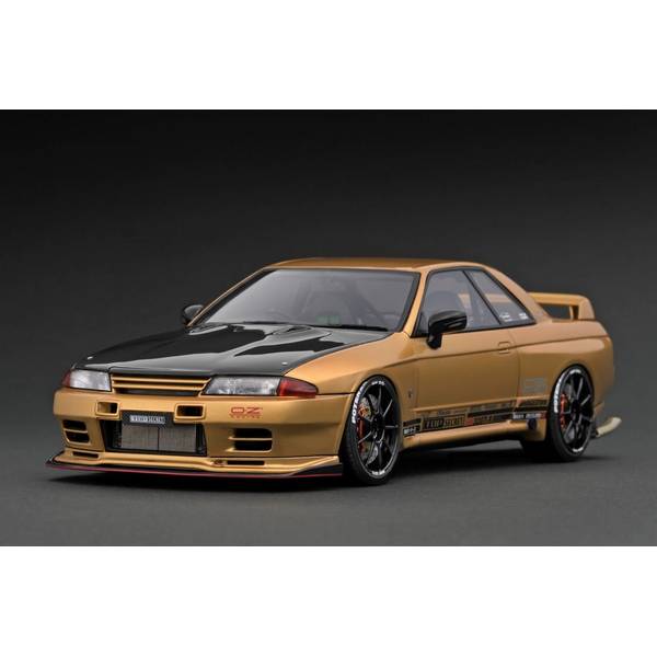 イグニッションモデル 1/18 ニッサン スカイライン GT-R TOP SECRET VR32 ゴールド 完成品ミニカー IG3522｜ポストホビーミニカーショップ 31,103円