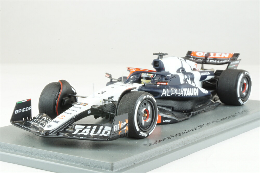 スパーク1/43 アルファタウリAT04 N.デフリース　2023バーレーンGP Amazon.co.jp: アルファタウリ AT04 デフリース バーレーンGP