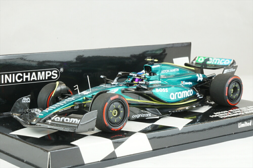 楽天市場】ミニチャンプス 1/43 アストンマーティン アラムコ