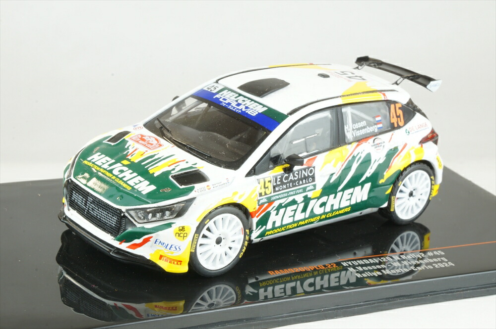 イクソ 1/43 ヒョンデ i20 N ラリー2 No.45 2024 WRC ラリー・モンテカルロ H.ヴォッセ/W.Vissenberg 完成品ミニカー RAM920SPLQ