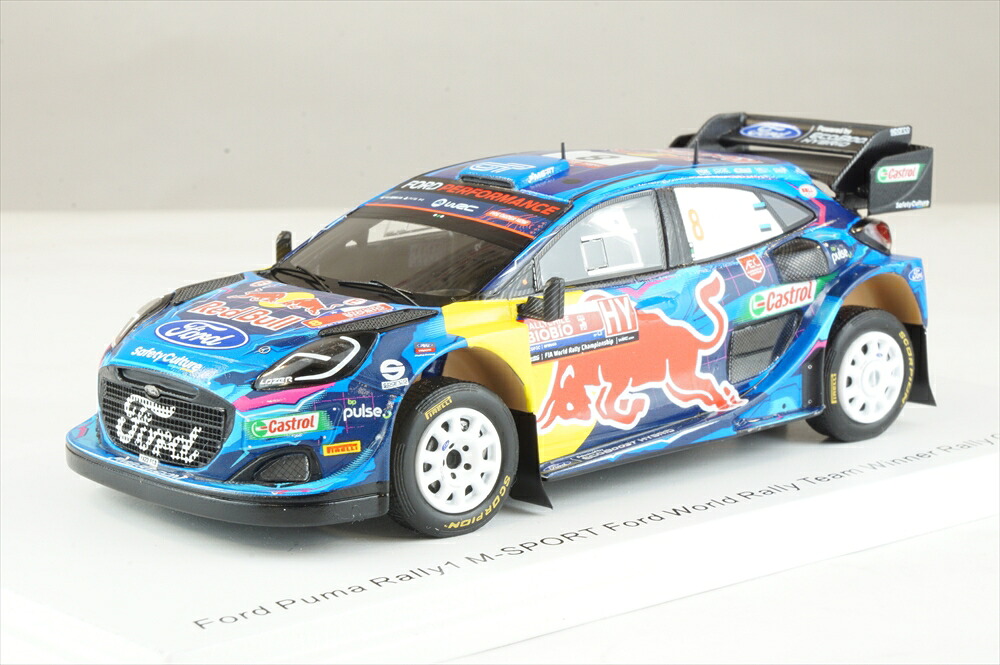 スパーク 1/43 フォード プーマ ラリー1 HYBRID No.8 2023 WRC ラリー・チリ ウィナー O.タナク/M.ヤルヴェオヤ 完成品ミニカー S6735