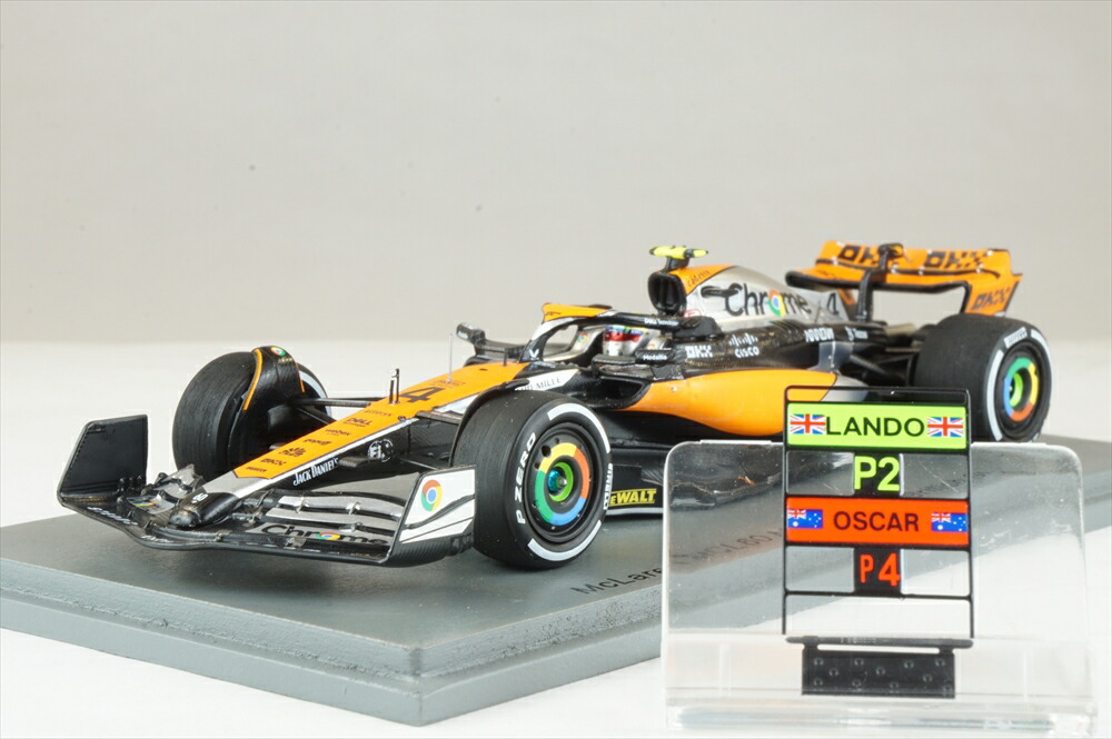 楽天市場】スパーク 1/43 マクラーレン MCL60 No.4 2023 F1 アブダビGP