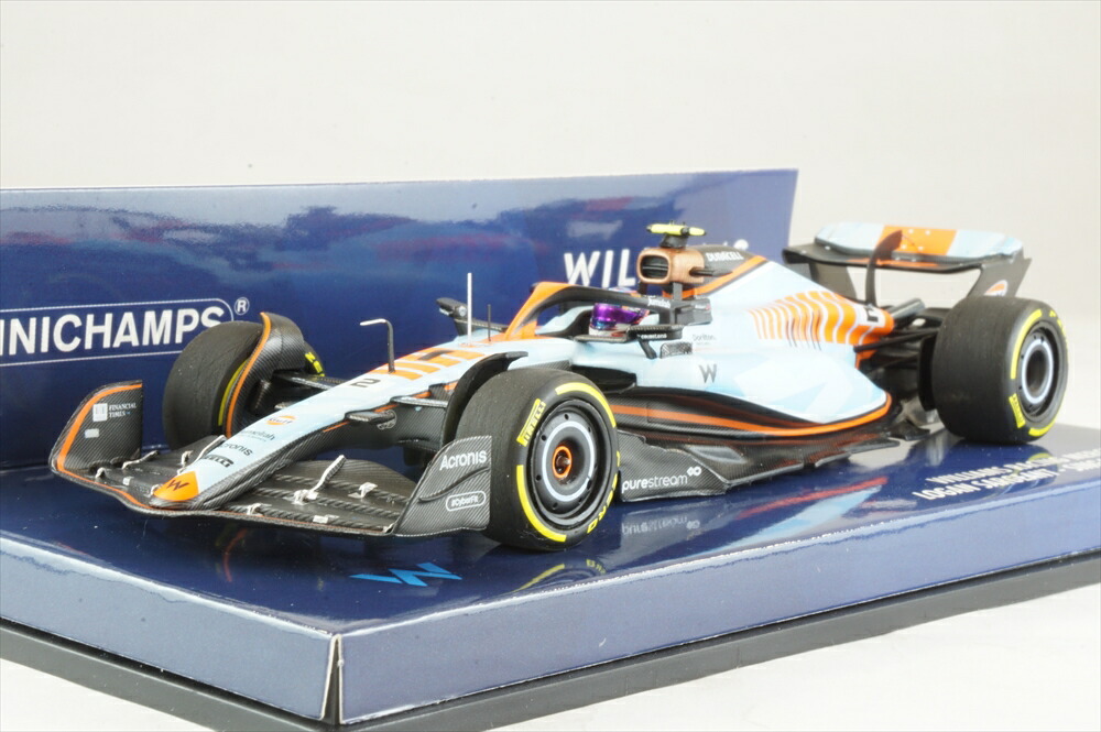 ミニチャンプス 1/43 ウィリアムズ FW45 No.2 2023 F1 シンガポールGP L.サージェント 完成品ミニカー 417231602
